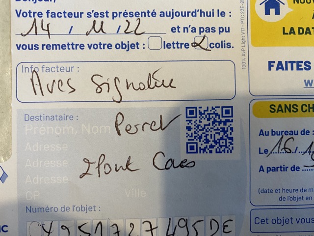 keine Ahnung welche ... kam aber an!